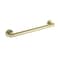 Kibi 18-Inch Stainless Steel Grab Bar - Brushed Gold KGB1118BG - alternate 1